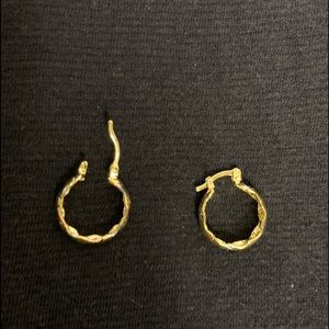 Earrings laminated gold 18k
CRACCO Brand.